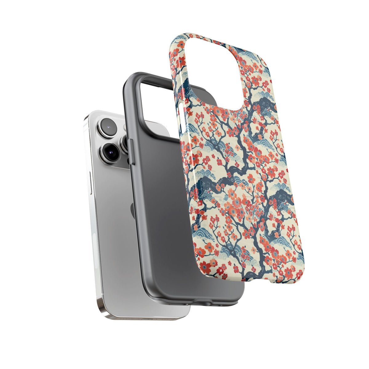 Japanese Pattern Phone Case – Elegant & Timeless Design for Your Phone 104