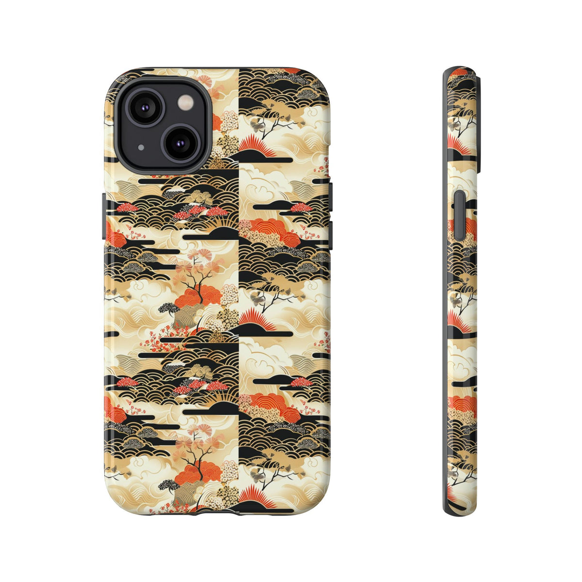 Japanese Pattern Phone Case – Elegant & Timeless Design for Your Phone 123