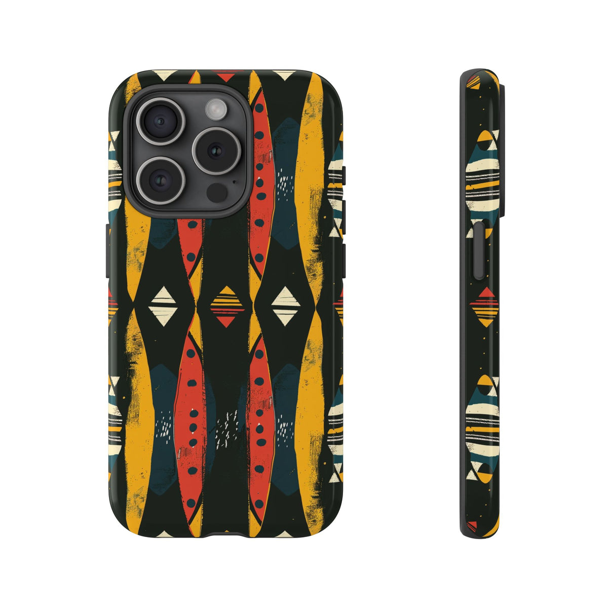 Stylish African Pattern Phone Case – Unique and Vibrant Protection 156