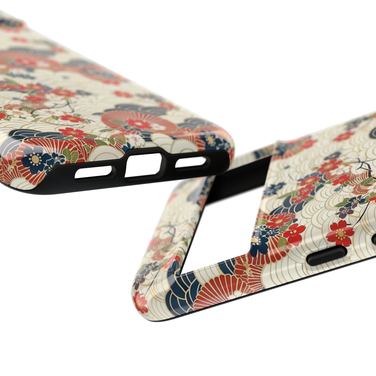 Japanese Pattern Phone Case – Elegant & Timeless Design for Your Phone 124