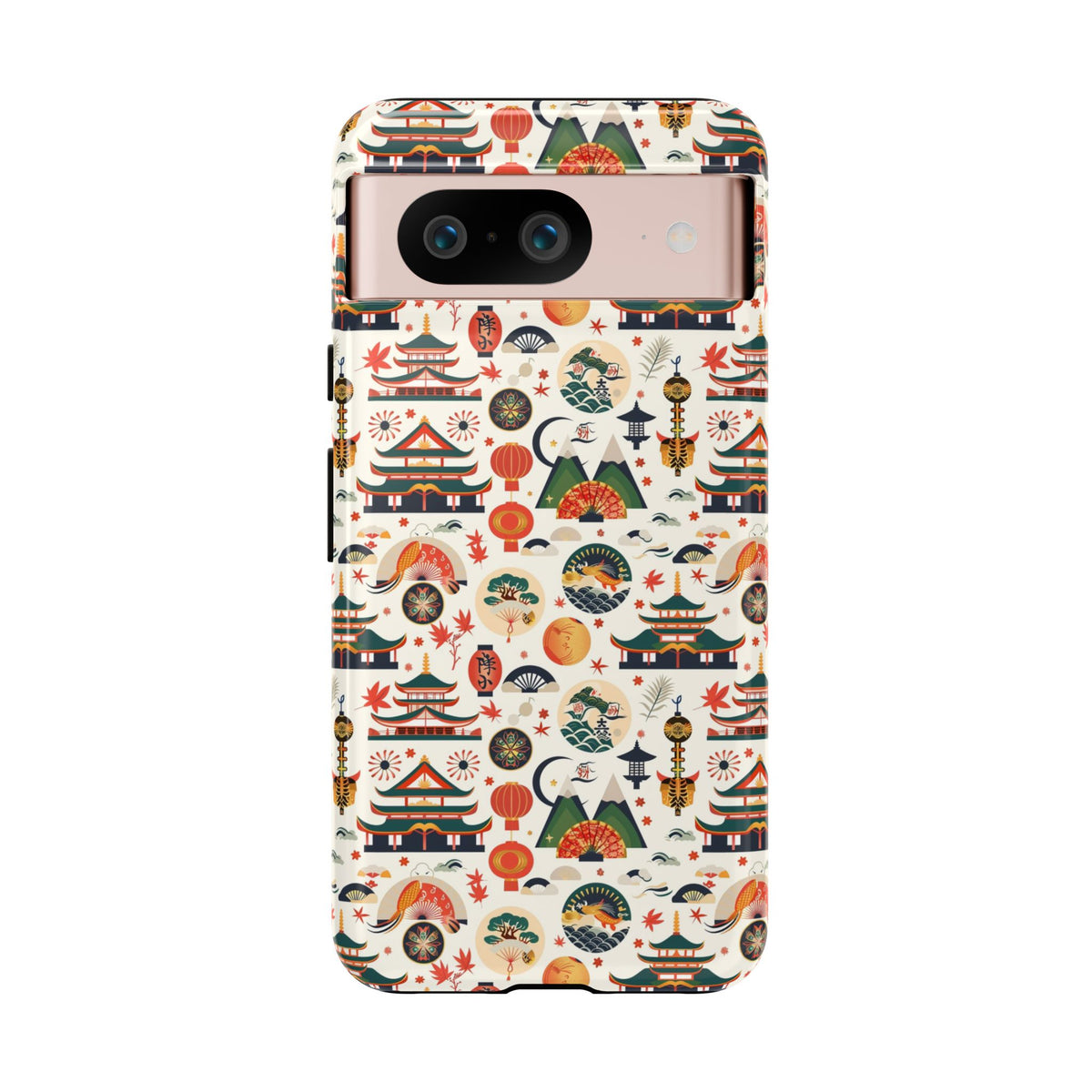 Japanese Pattern Phone Case – Elegant & Timeless Design for Your Phone 068