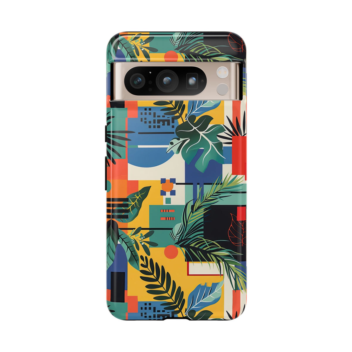 Jungle Collage Phone Case – Vibrant & Durable Nature-Inspired Protection