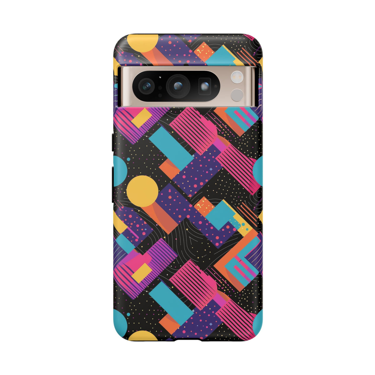 Retro 80s Seamless Phone Case – Vintage Style Meets Modern Protection 088