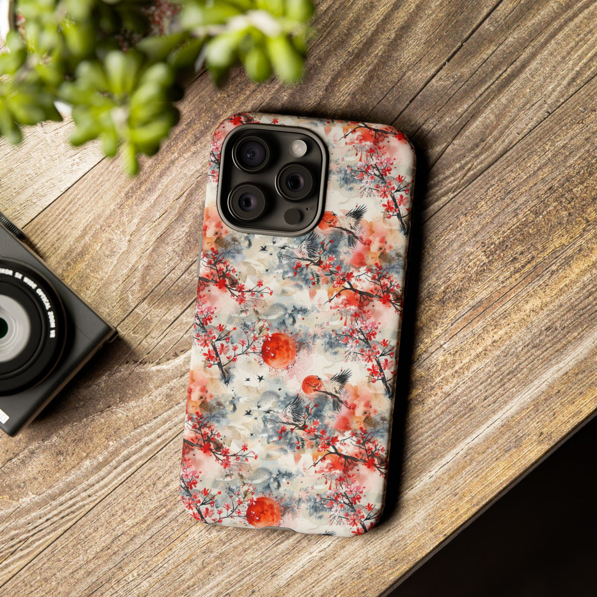 Japanese Pattern Phone Case – Elegant & Timeless Design for Your Phone 110