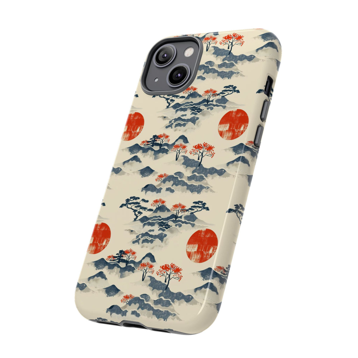 Japanese Pattern Phone Case – Elegant & Timeless Design for Your Phone 085