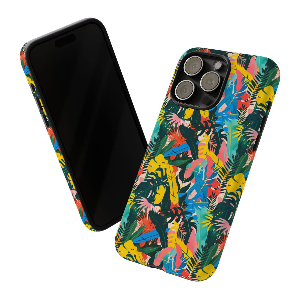 Jungle Pattern Phone Case – Exotic & Lush Design for Your Phone 346