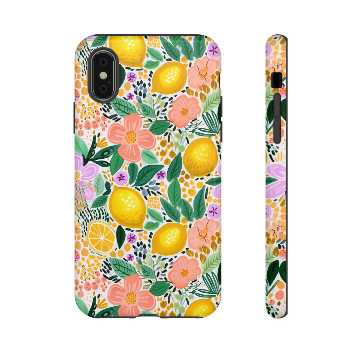 Cute Summer Lemons Phone Case – Refreshing Citrus Design for Your Phone