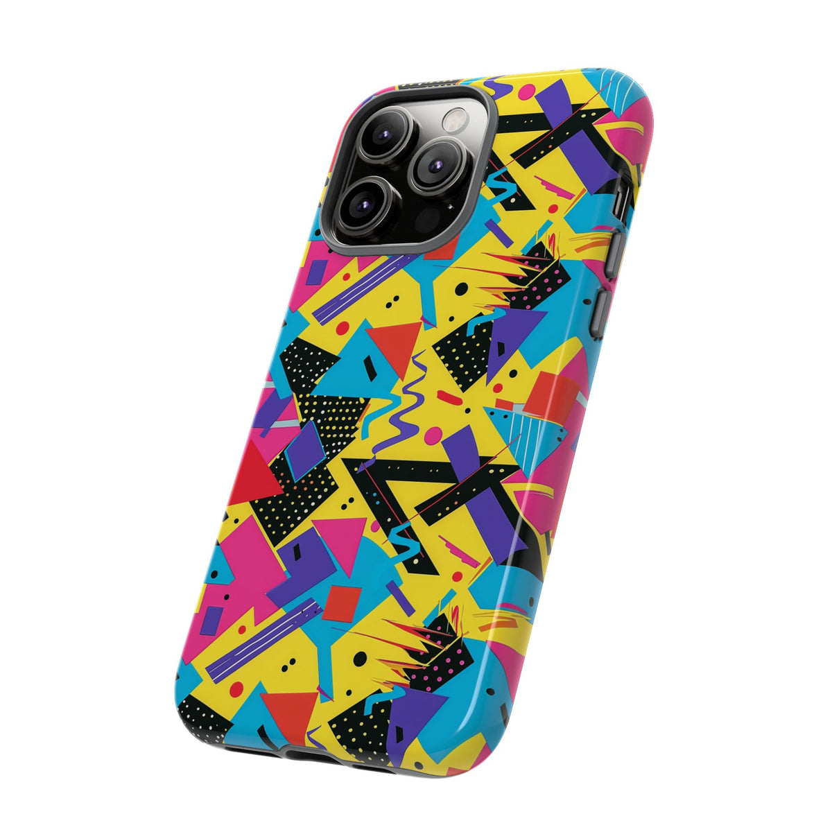 90s Themed Seamless Pattern Phone Case – Embrace Retro Style and Protection 223