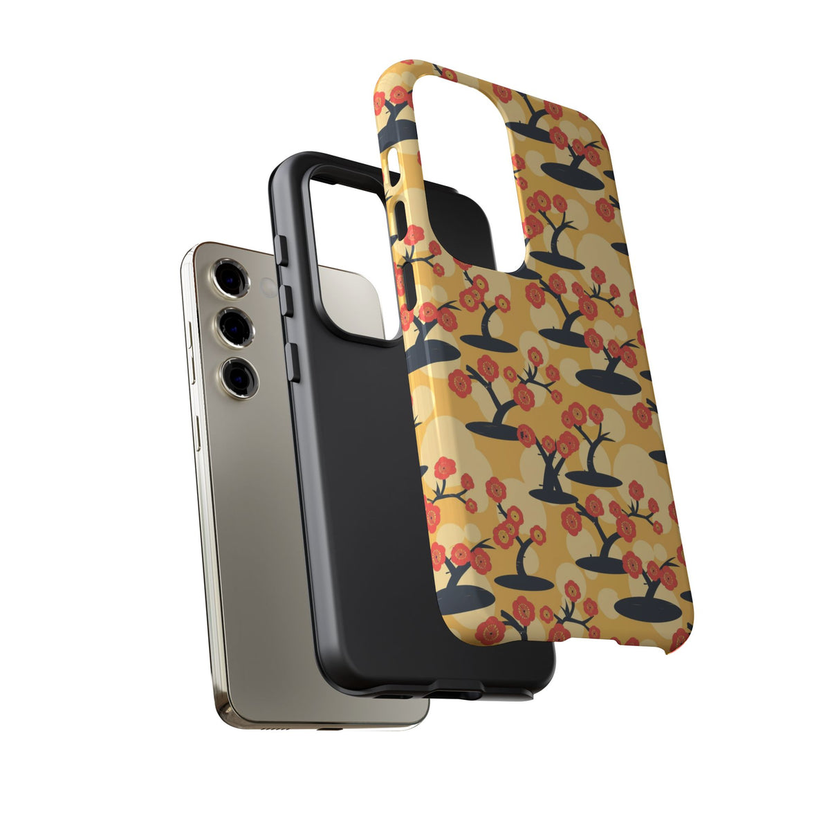 Japanese Pattern Phone Case – Elegant & Timeless Design for Your Phone 044