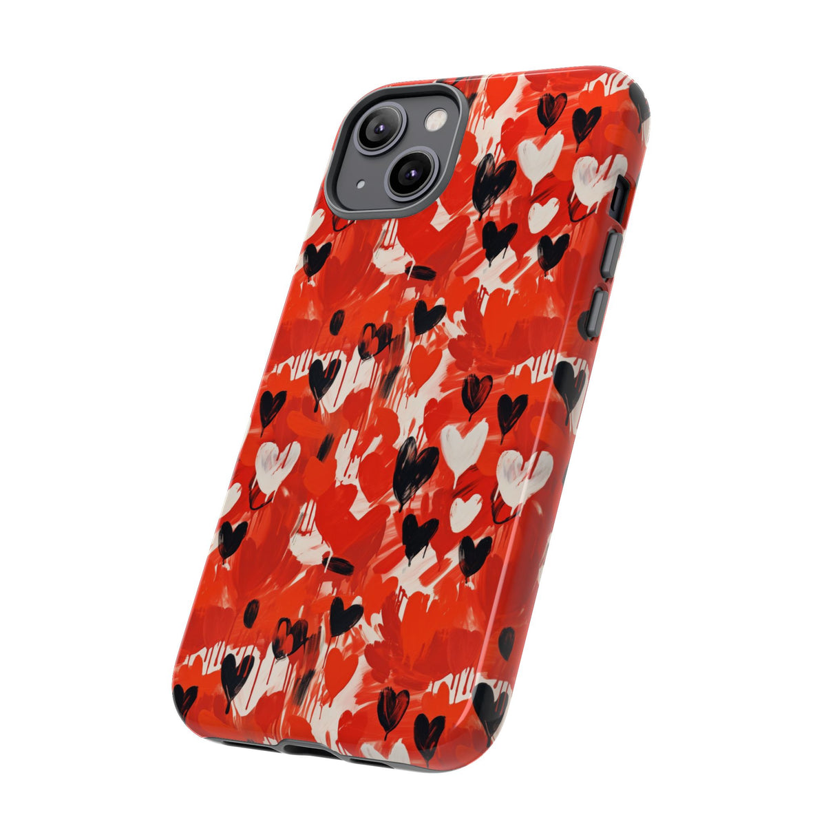 Heart Pattern Phone Case – Stylish & Loving Design for Your Device 355