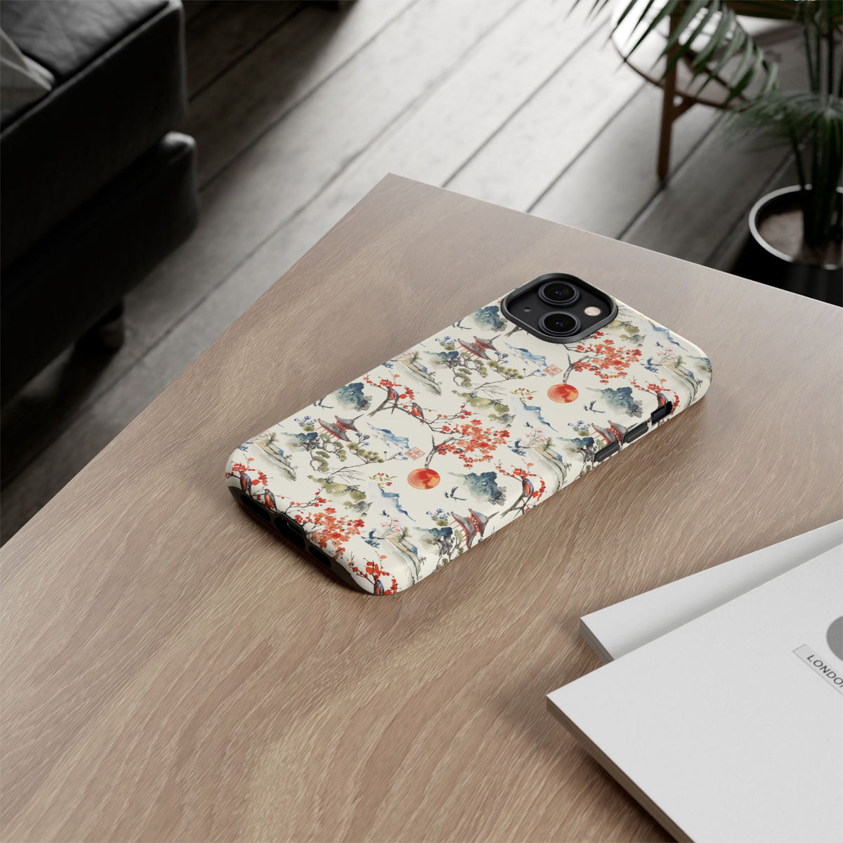 Japanese Pattern Phone Case – Elegant & Timeless Design for Your Phone 120