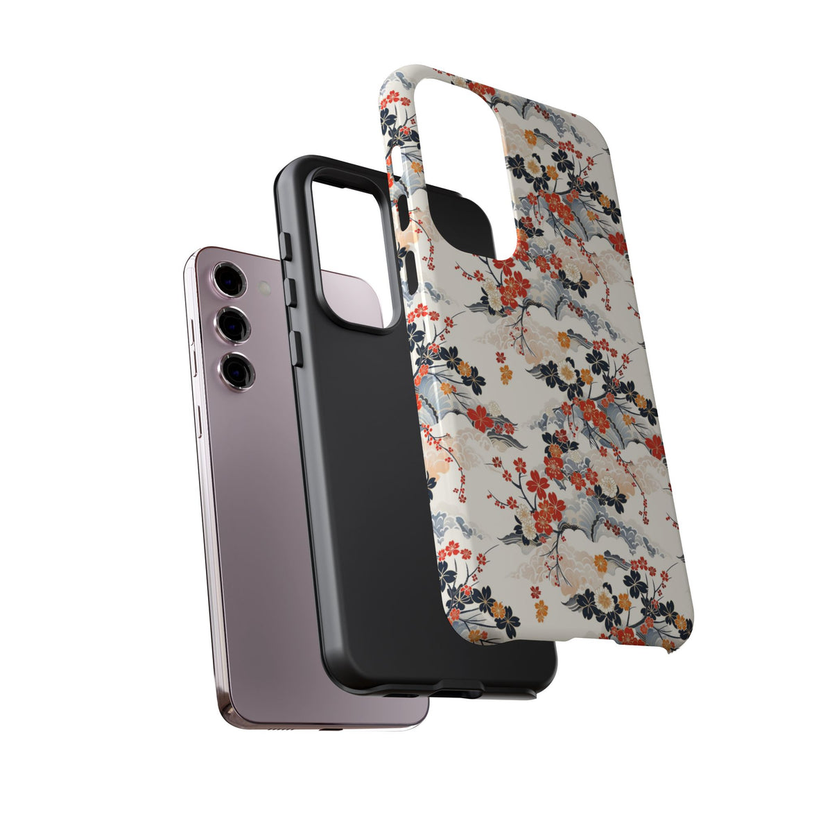 Japanese Pattern Phone Case – Elegant & Timeless Design for Your Phone 302