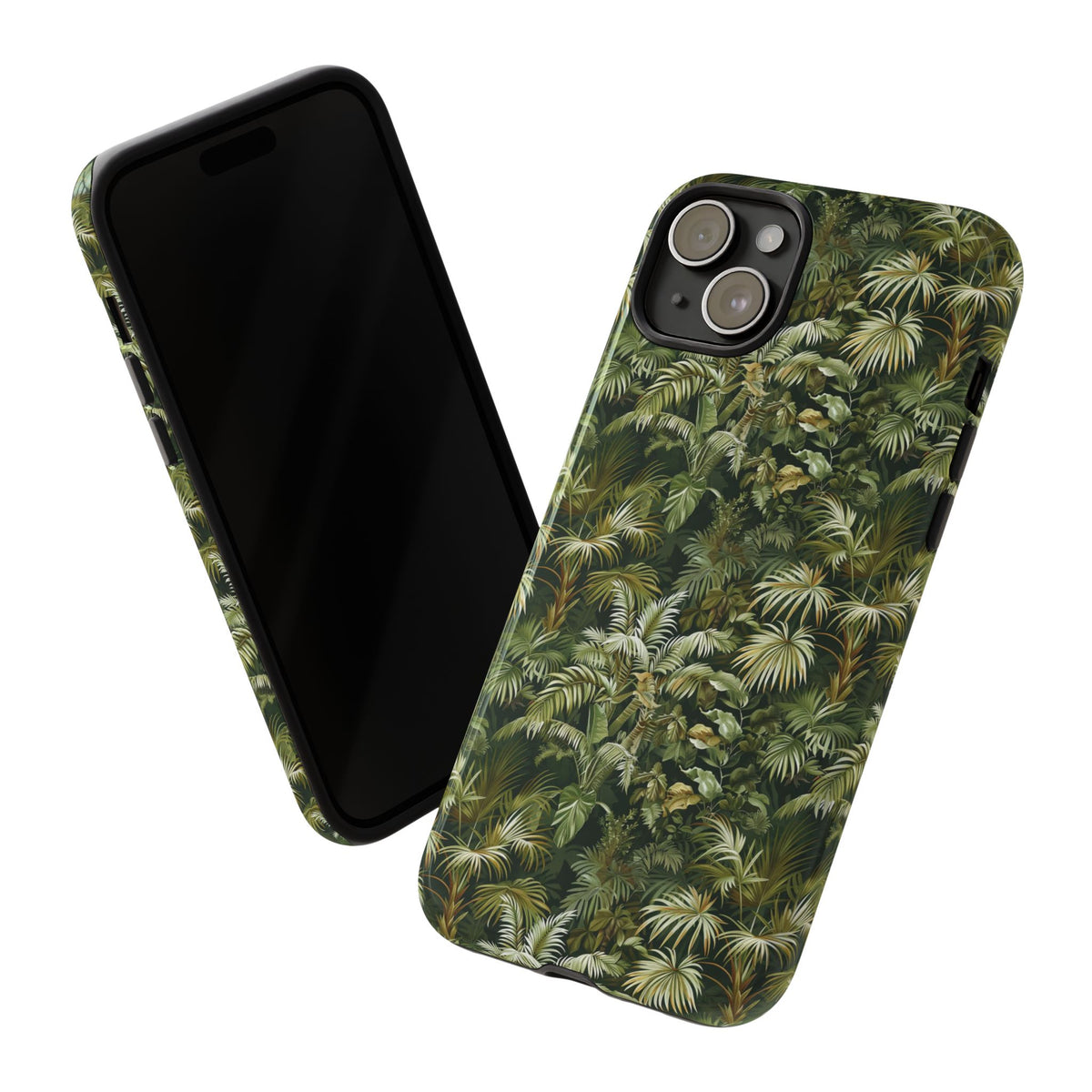 Jungle Pattern Phone Case – Exotic & Lush Design for Your Phone 331