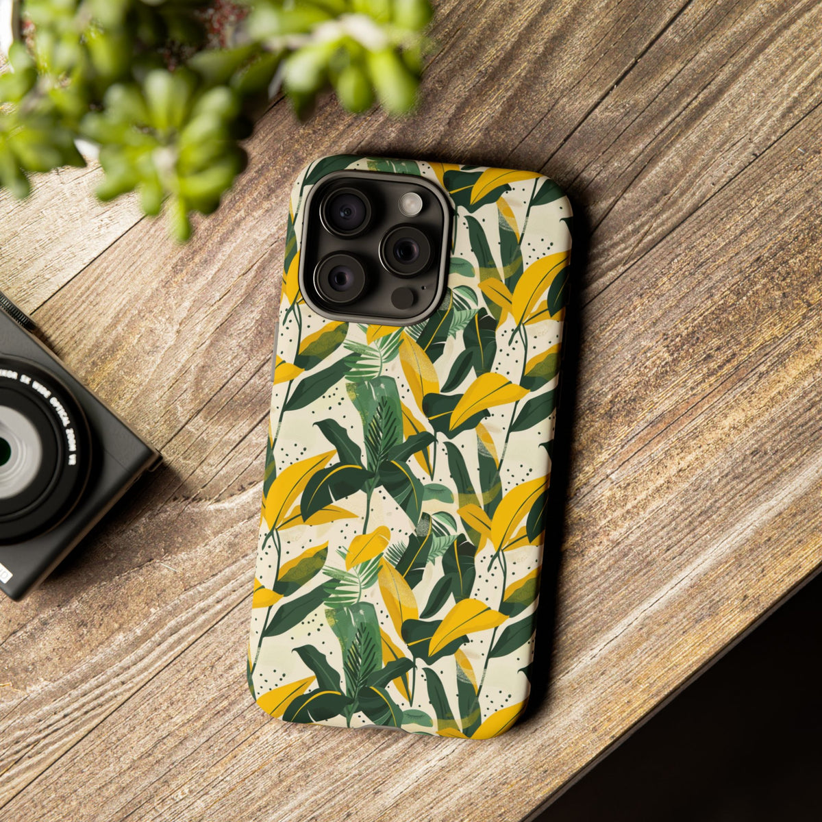 Jungle Pattern Phone Case – Exotic & Lush Design for Your Phone 338