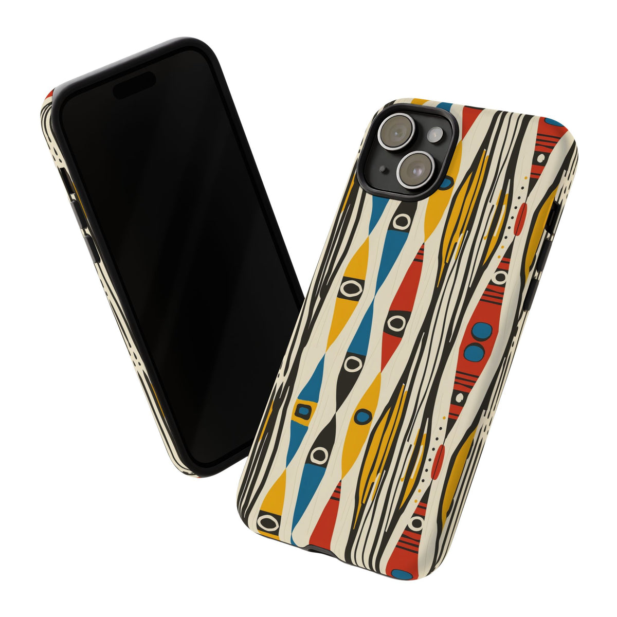 Stylish African Pattern Phone Case – Unique and Vibrant Protection 202