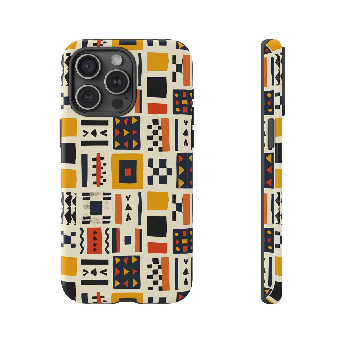 Stylish African Pattern Phone Case – Unique and Vibrant Protection 104