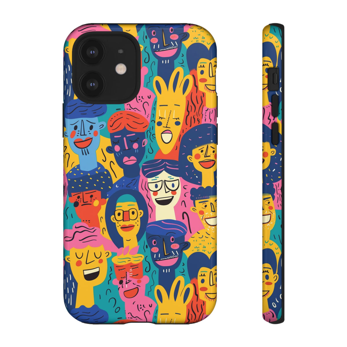 Happy Faces Phone Case – Joyful and Cheerful Design for a Bright Look 6