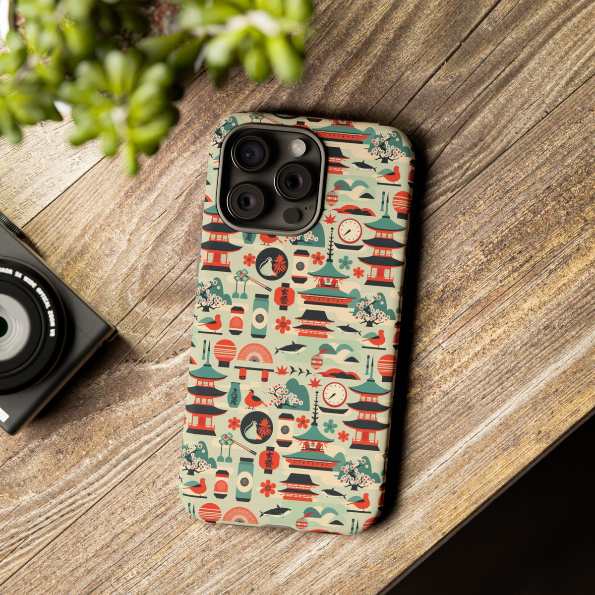 Japanese Pattern Phone Case – Elegant & Timeless Design for Your Phone 105