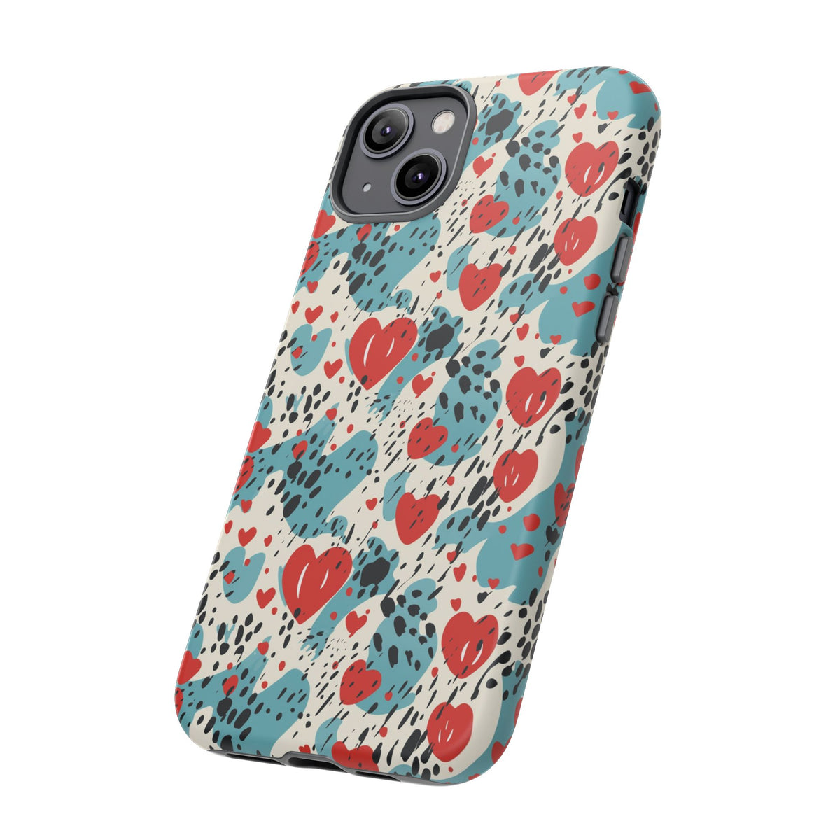 Heart Pattern Phone Case – Stylish & Loving Design for Your Device 822