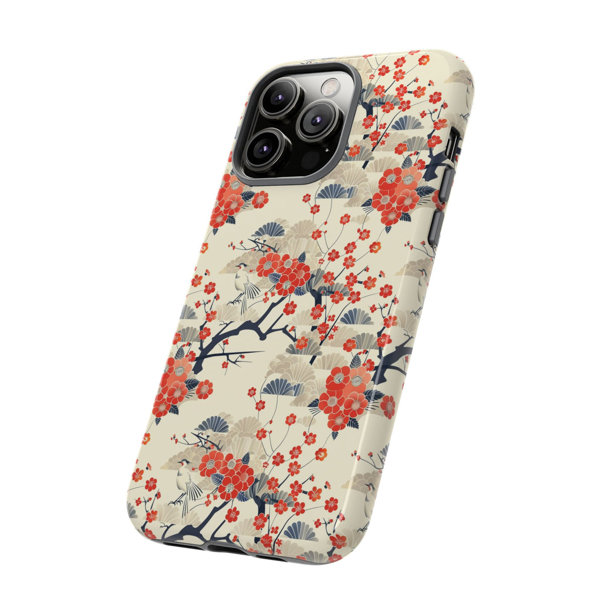 Japanese Pattern Phone Case – Elegant & Timeless Design for Your Phone 031