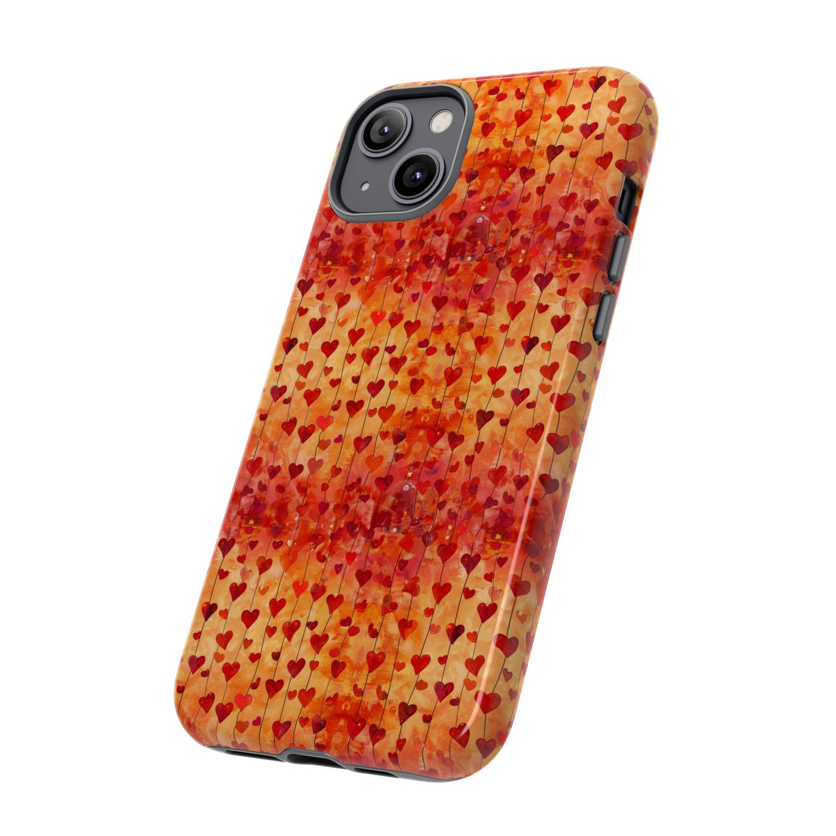 Heart Pattern Phone Case – Stylish & Loving Design for Your Device 827