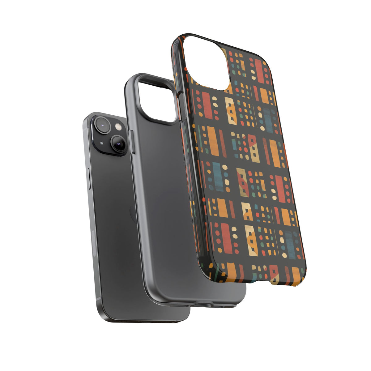Stylish African Pattern Phone Case – Unique and Vibrant Protection 266