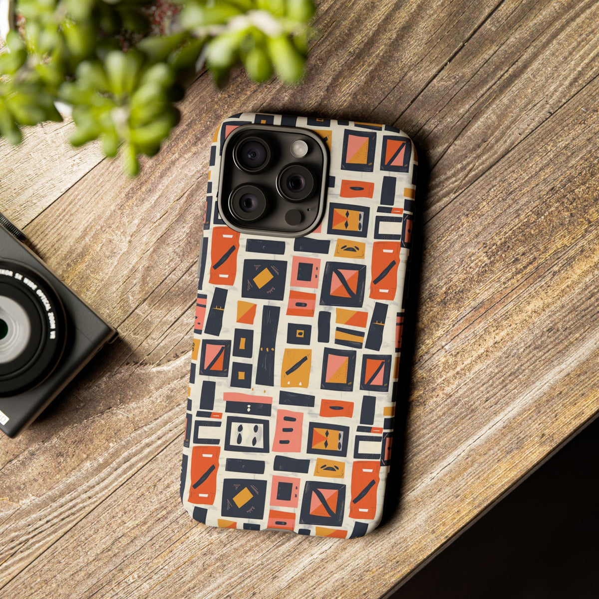 Stylish African Pattern Phone Case – Unique and Vibrant Protection 087