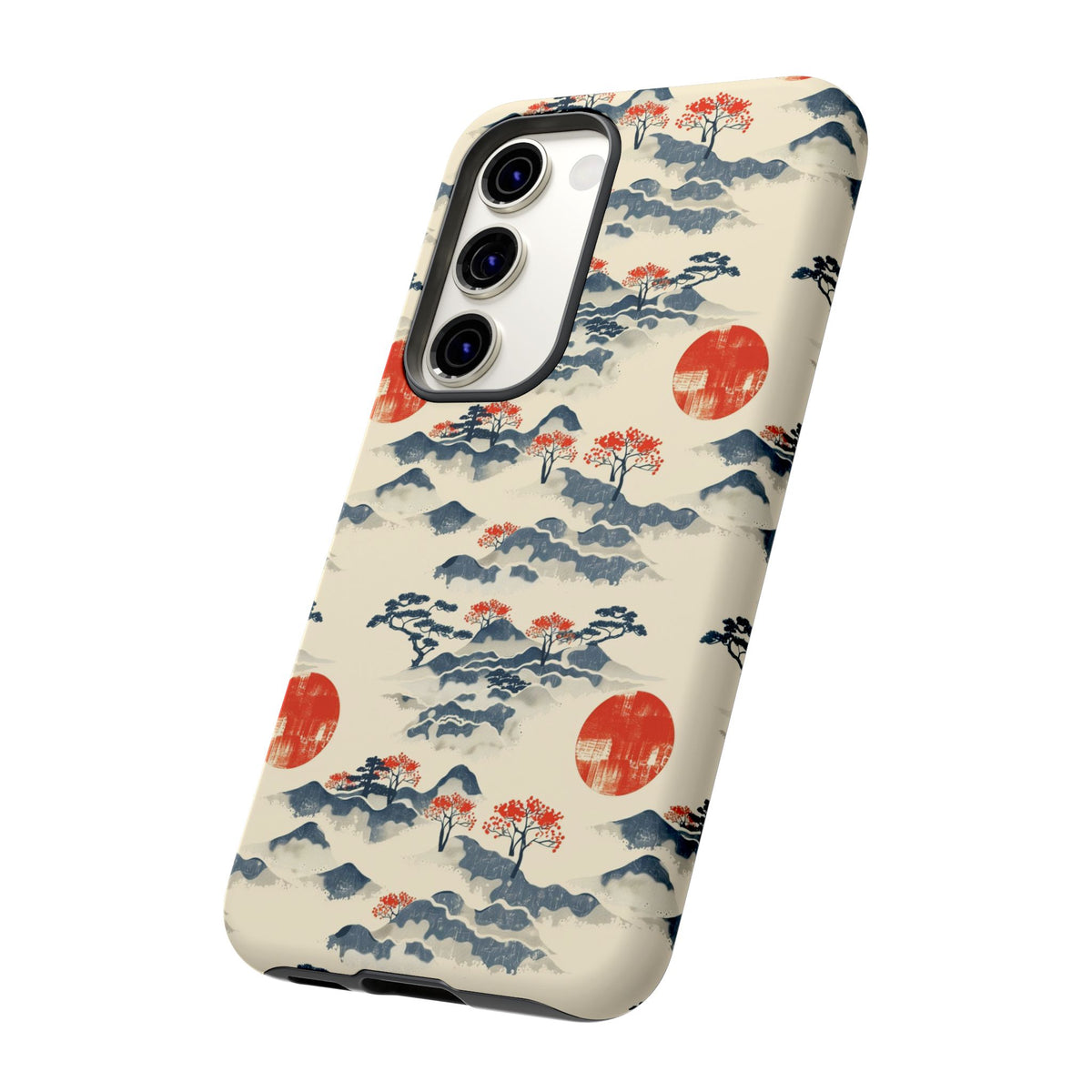 Japanese Pattern Phone Case – Elegant & Timeless Design for Your Phone 085