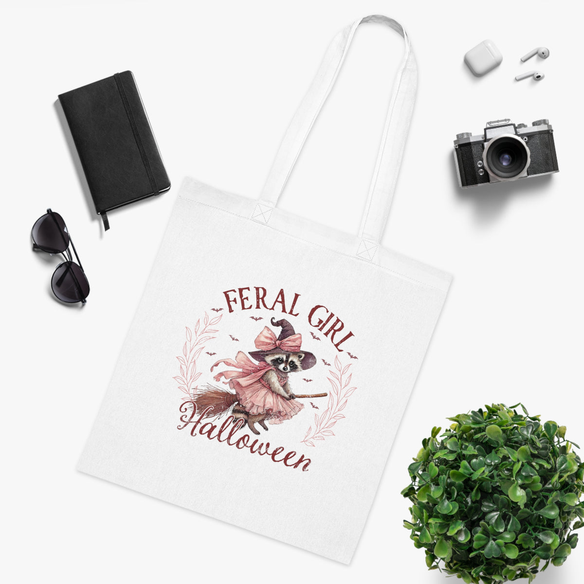 Feral Girl Cotton Tote