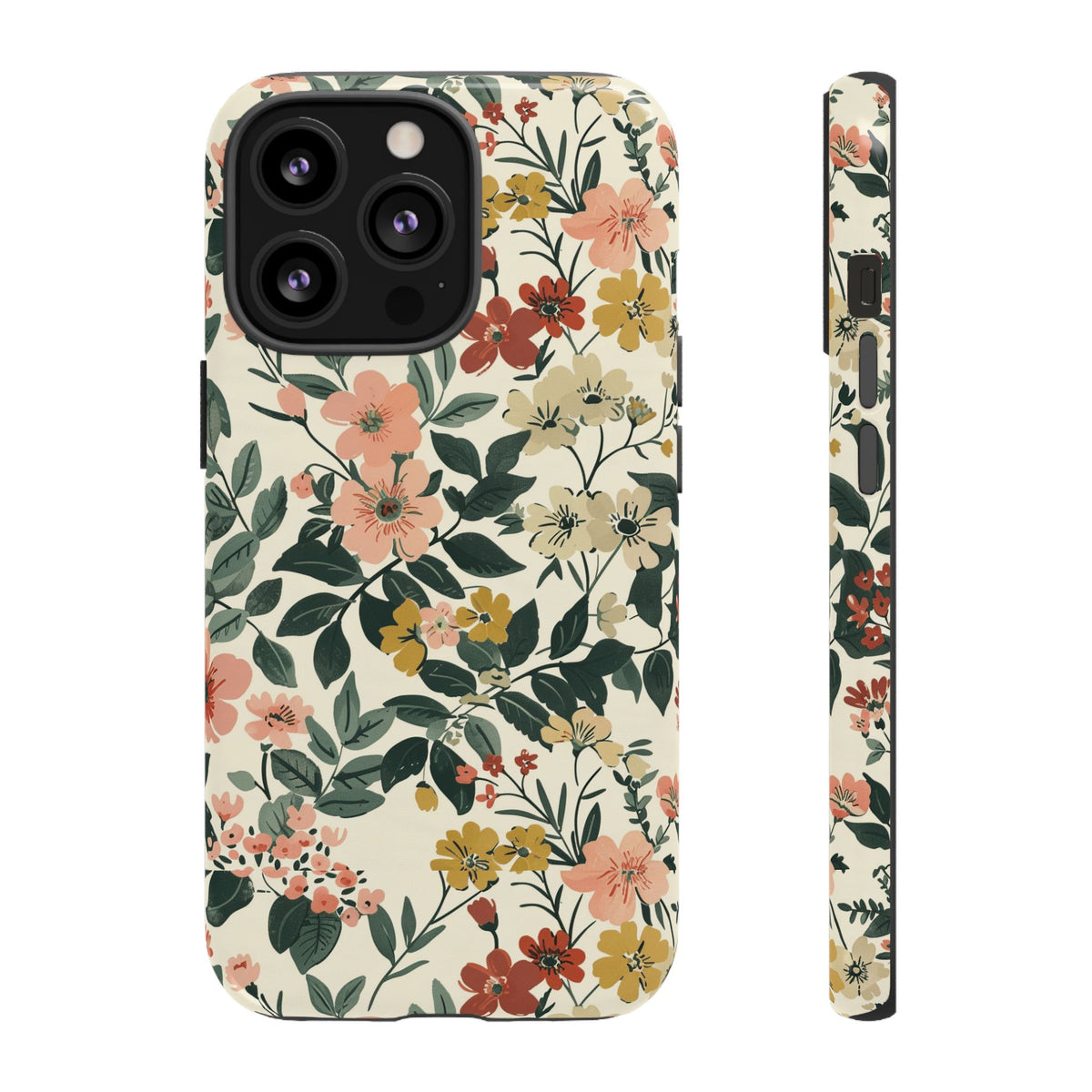 Flower-Themed Phone Case – Elegant Protection with a Floral Twist