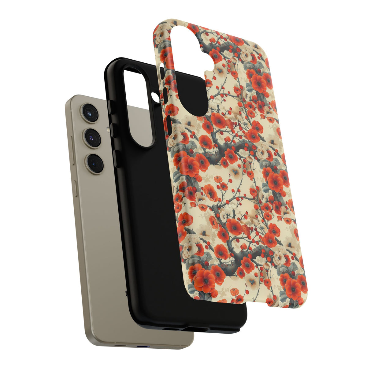 Japanese Pattern Phone Case – Elegant & Timeless Design for Your Phone 084