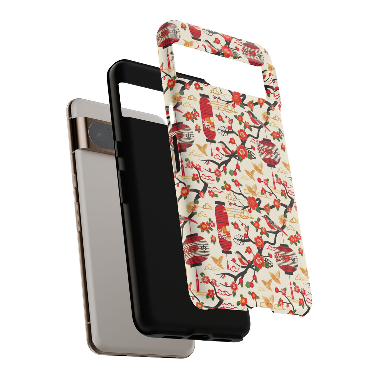 Japanese Pattern Phone Case – Elegant & Timeless Design for Your Phone 116