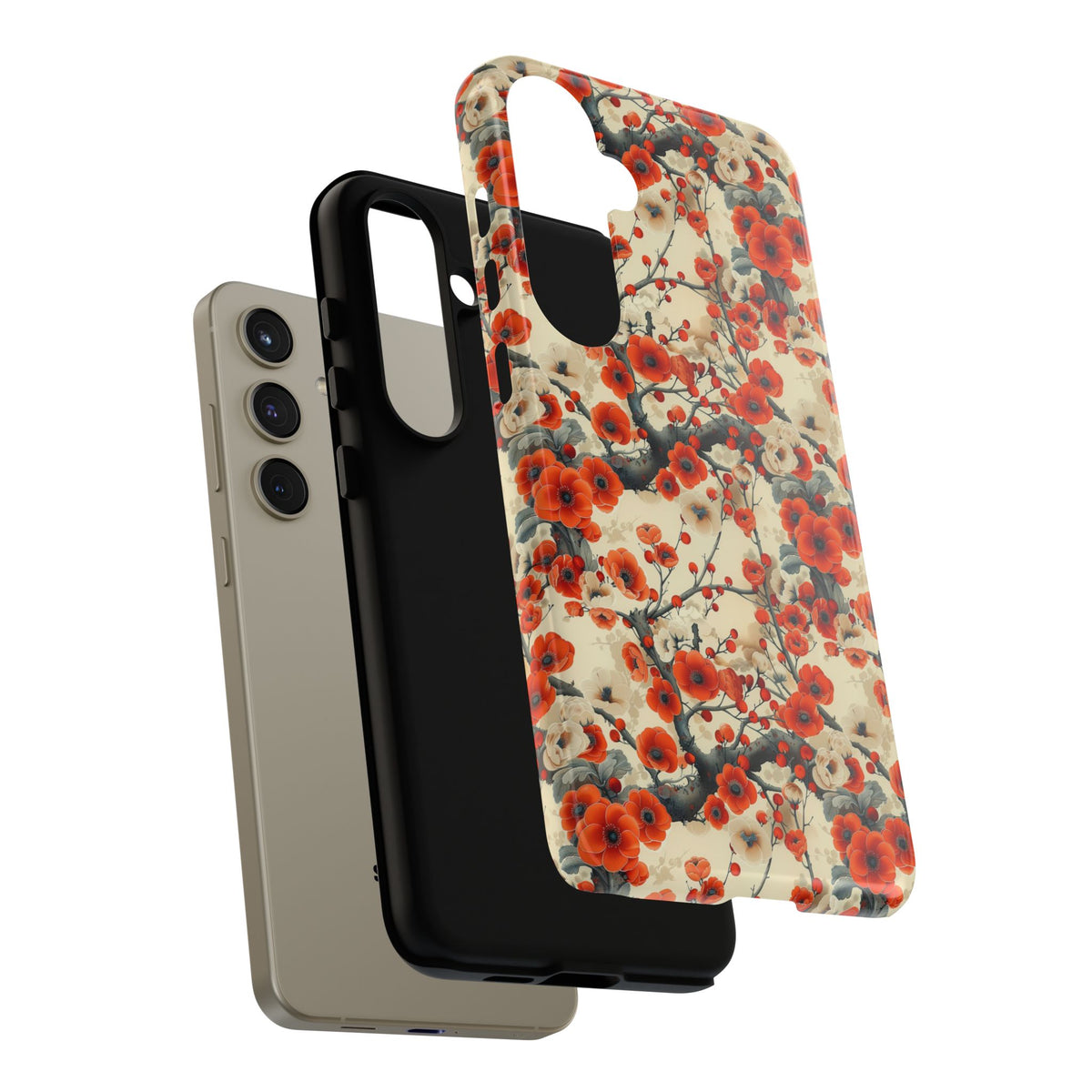 Japanese Pattern Phone Case – Elegant & Timeless Design for Your Phone 084