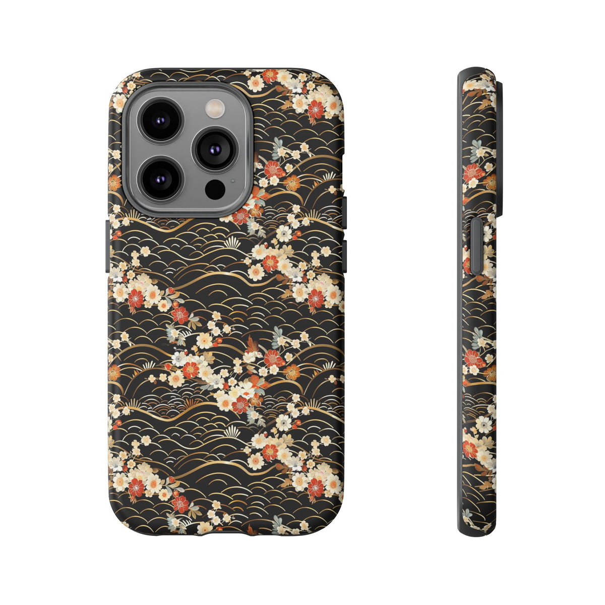 Japanese Pattern Phone Case – Elegant & Timeless Design for Your Phone 097