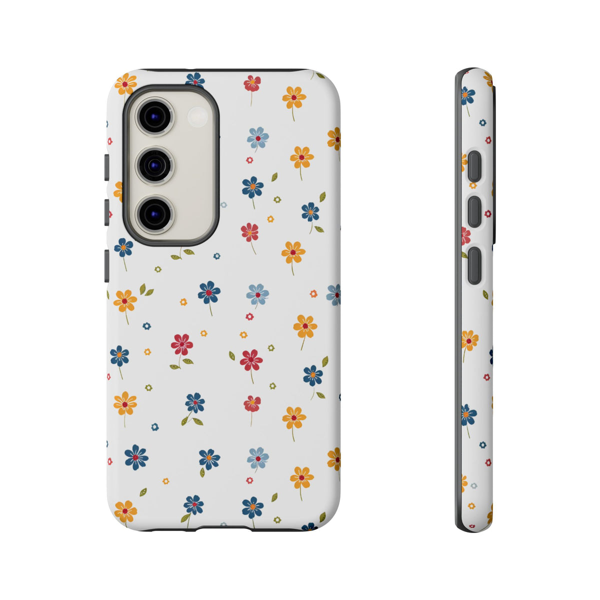 Wild Flowers Garden Stitch Phone Case – Nature-Inspired Floral Design