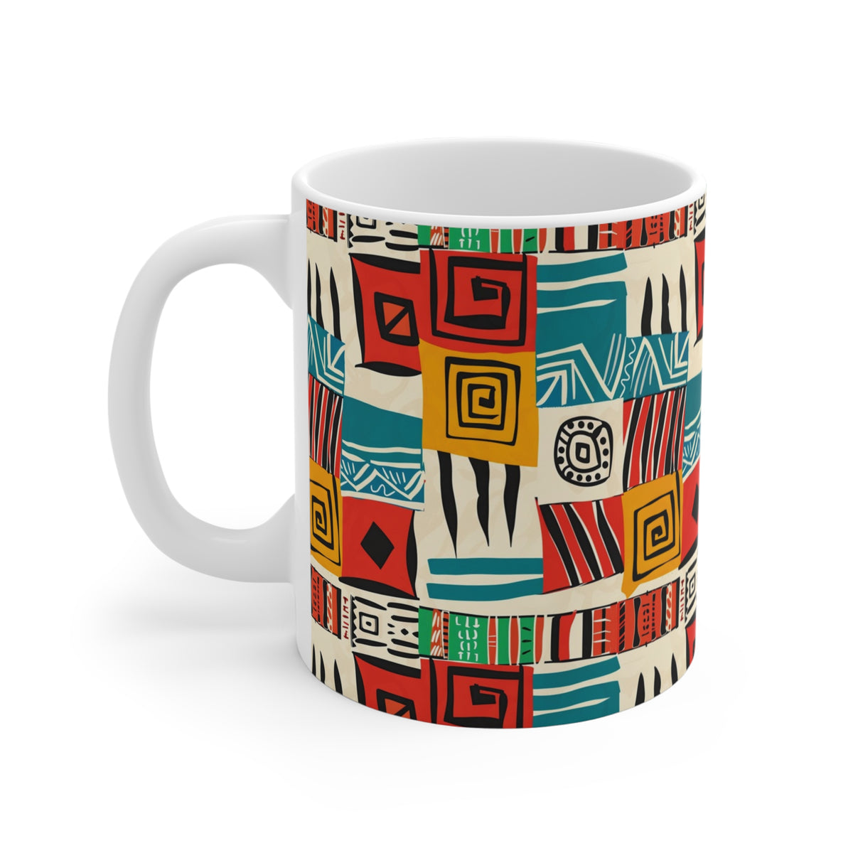 All-Over African Pattern Coffee Mug 553