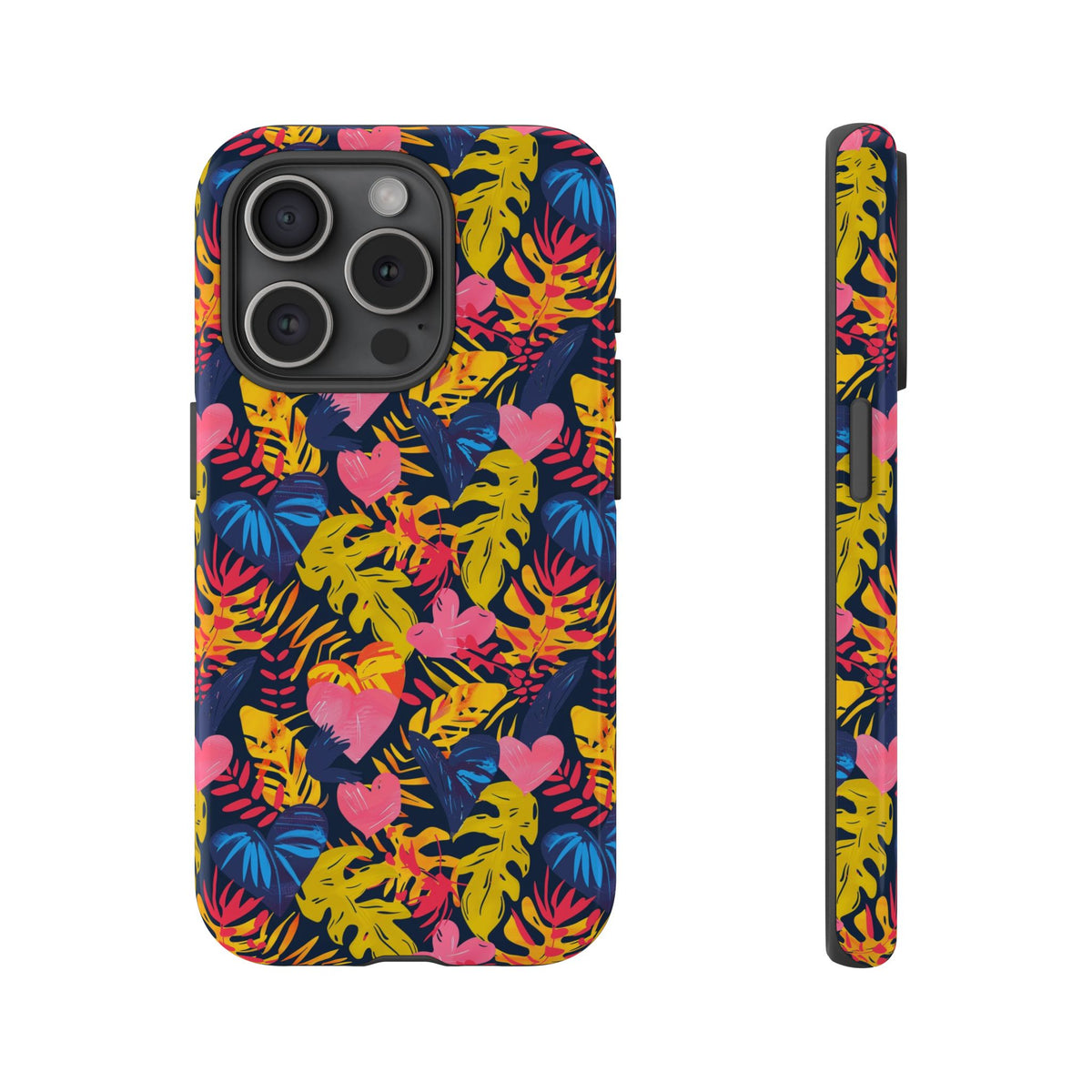 Heart Pattern Phone Case – Stylish & Loving Design for Your Device 360