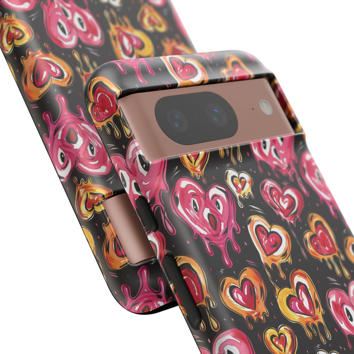 Heart Pattern Phone Case – Stylish & Loving Design for Your Device 361