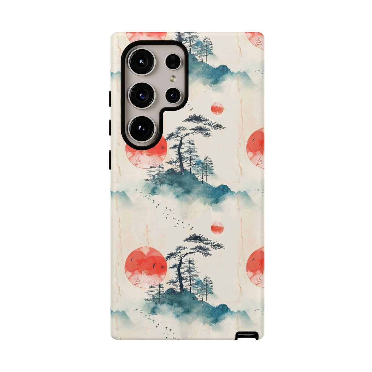 Japanese Pattern Phone Case – Elegant & Timeless Design for Your Phone 055