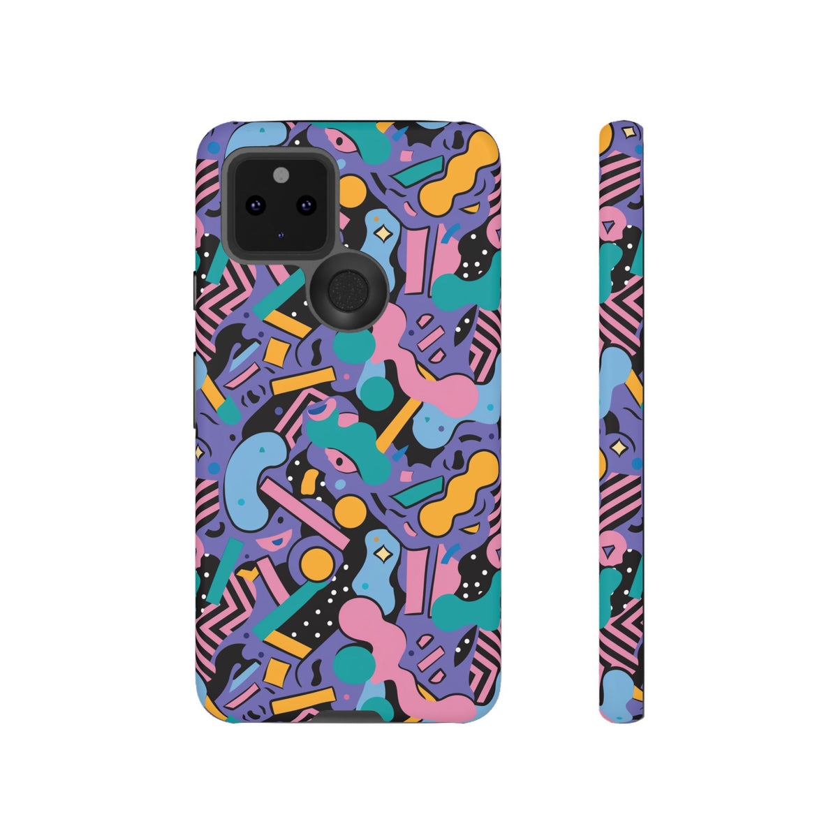 90s Themed Seamless Pattern Phone Case – Embrace Retro Style and Protection 234