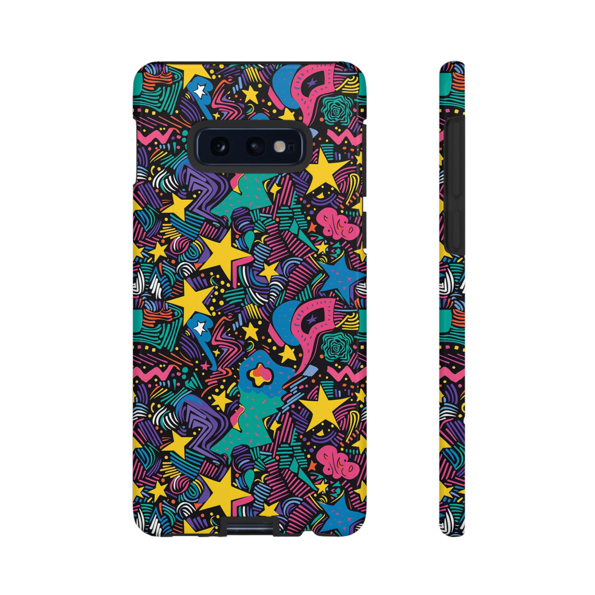 90s Themed Seamless Pattern Phone Case – Embrace Retro Style and Protection 227