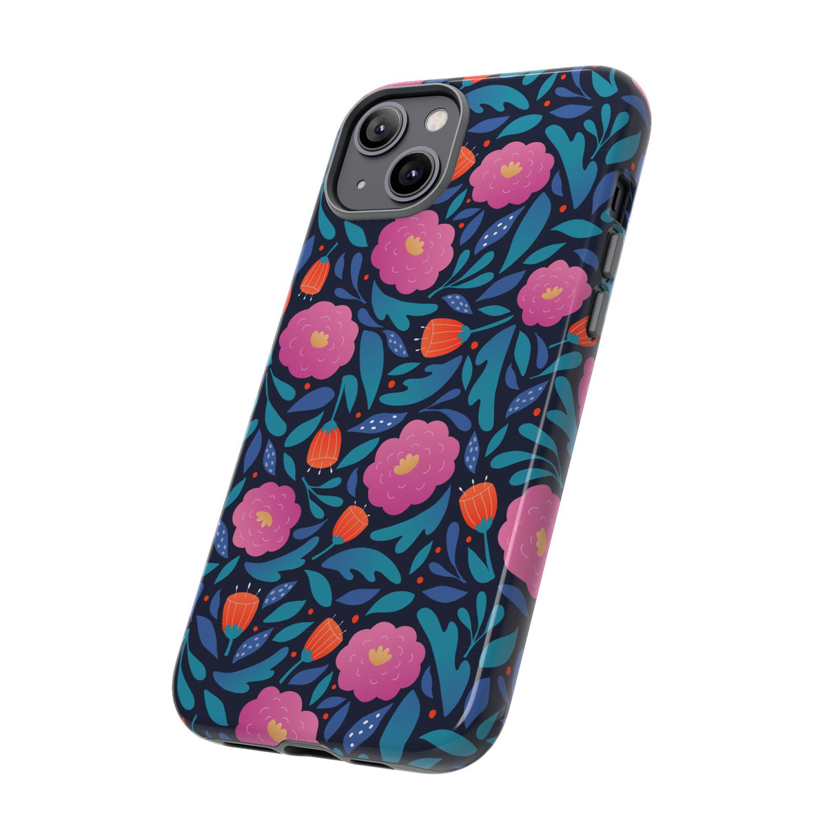 Colorful Little Flower Design Phone Case – Bright and Cheerful Floral Phone Cover 2