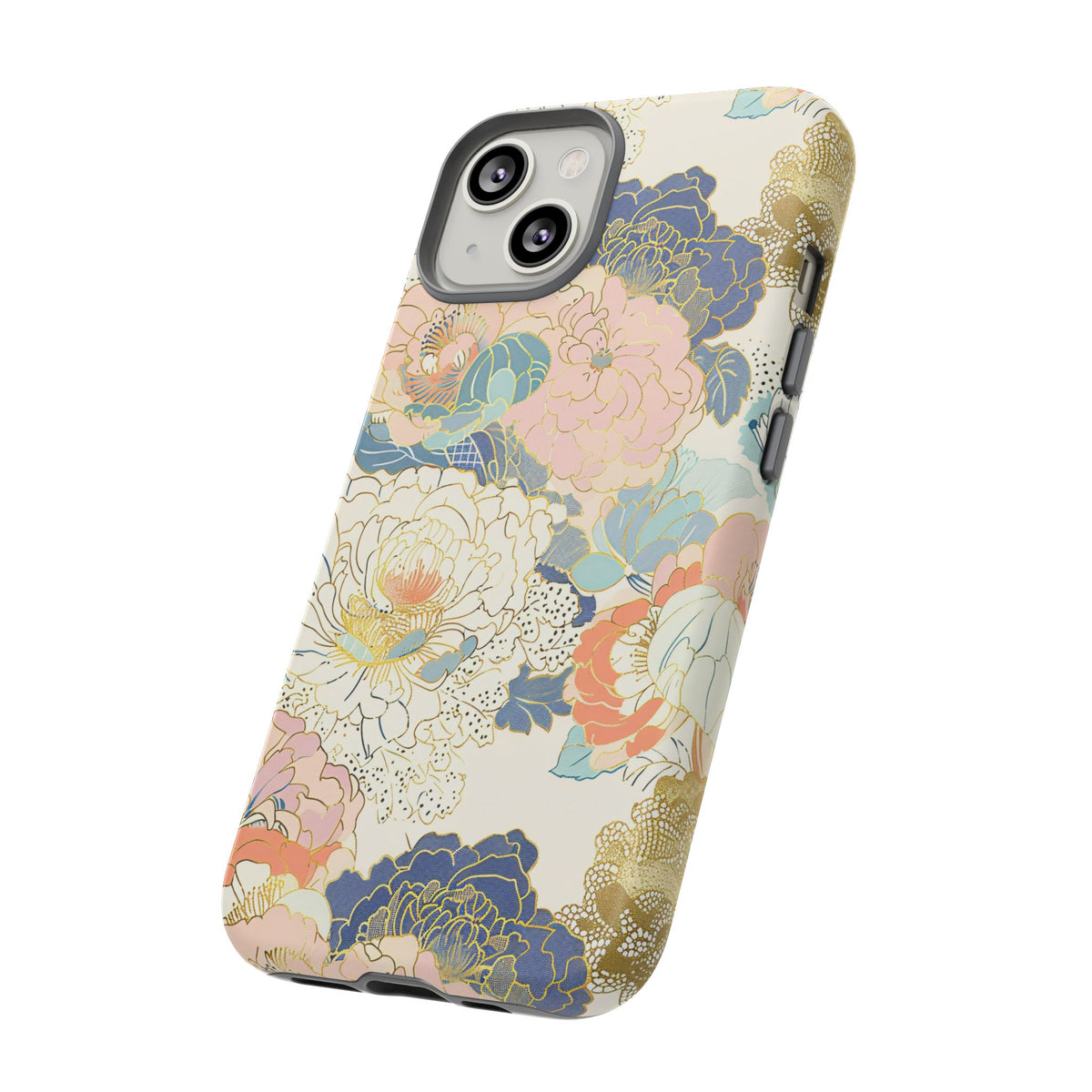 Japanese Blossom Asian Floral Design Phone Case – Elegant Floral Phone Cover 4