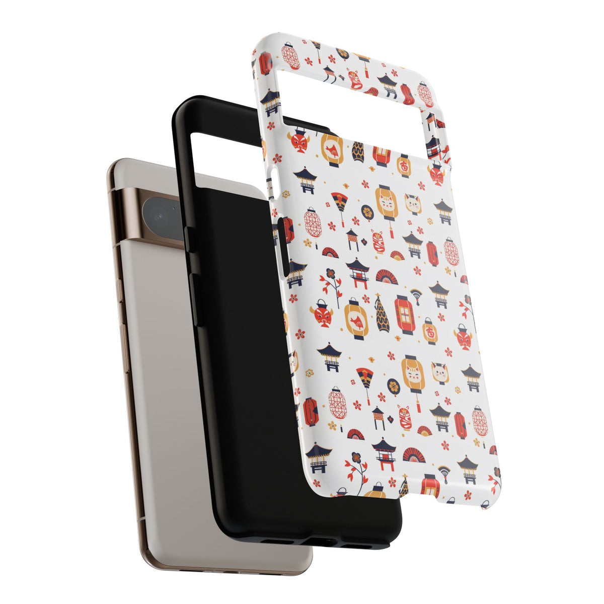 Japanese Pattern Phone Case – Elegant & Timeless Design for Your Phone 121