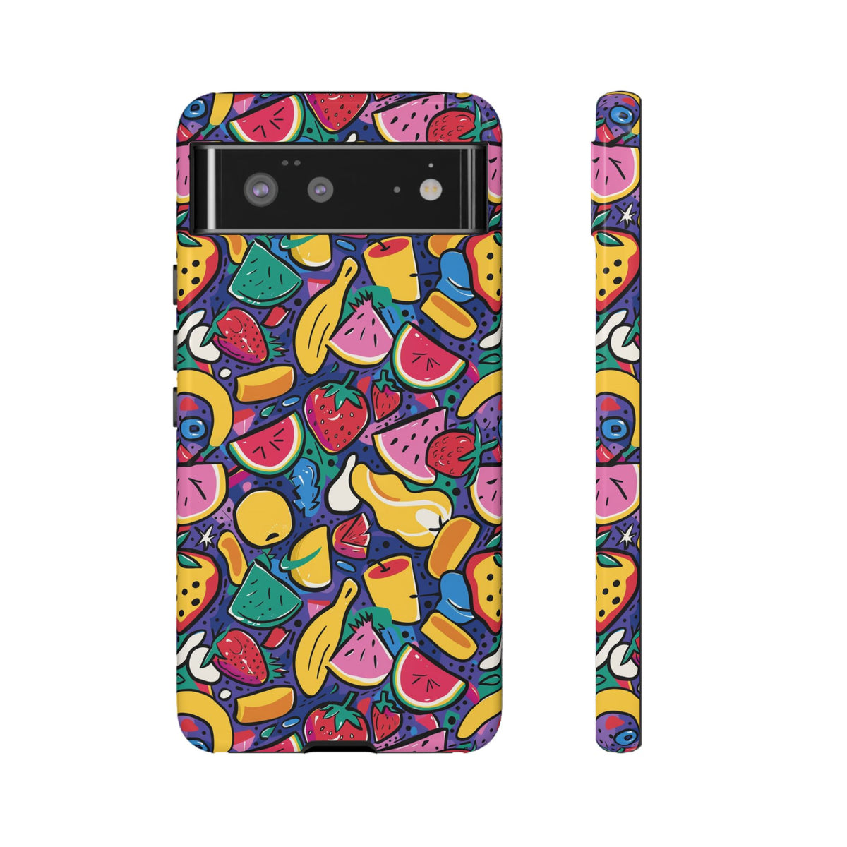 90s Themed Seamless Pattern Phone Case – Embrace Retro Style and Protection 316