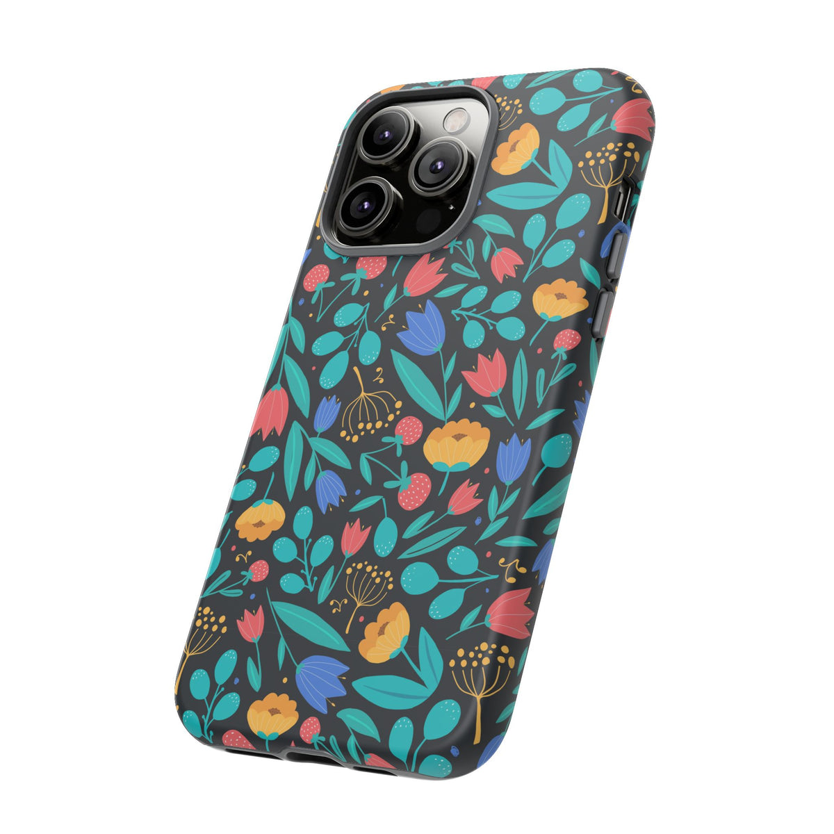 Colorful Little Flower Design Phone Case – Bright and Cheerful Floral Phone Cover