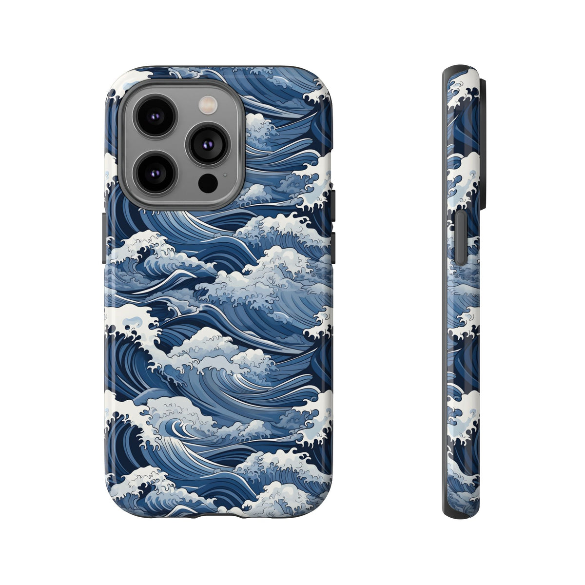 Japanese Waves Phone Case – Embrace Timeless Elegance with Classic Design