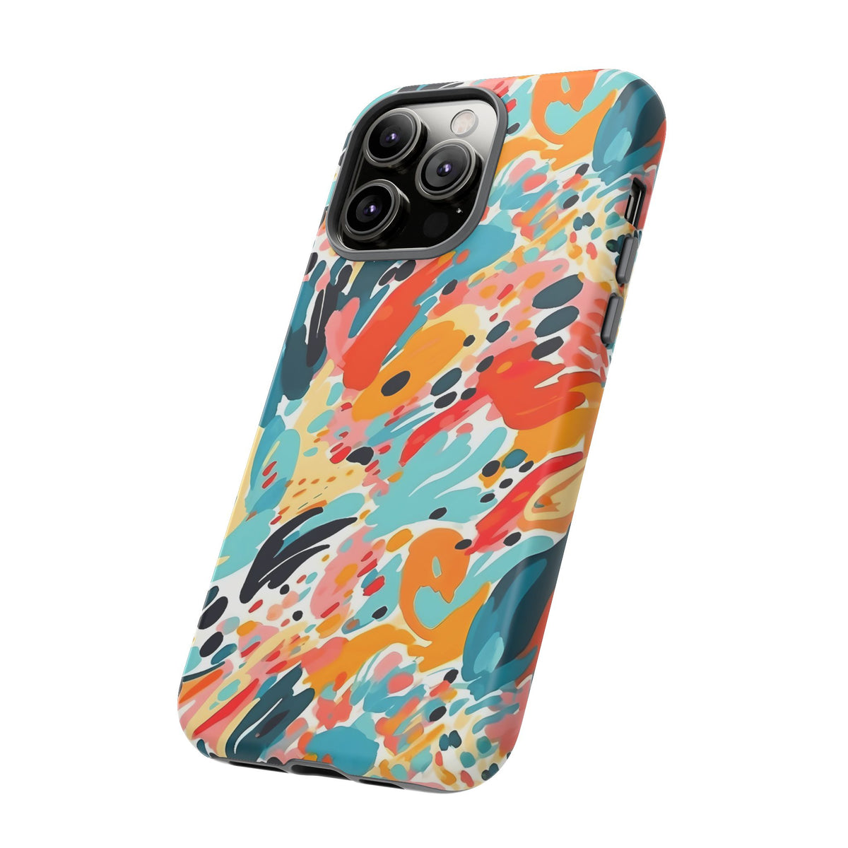 Abstract Painting Design Phone Case – Modern Art-Inspired Phone Cover 7