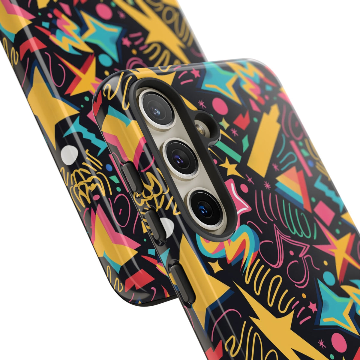 90s Themed Seamless Pattern Phone Case – Embrace Retro Style and Protection 232