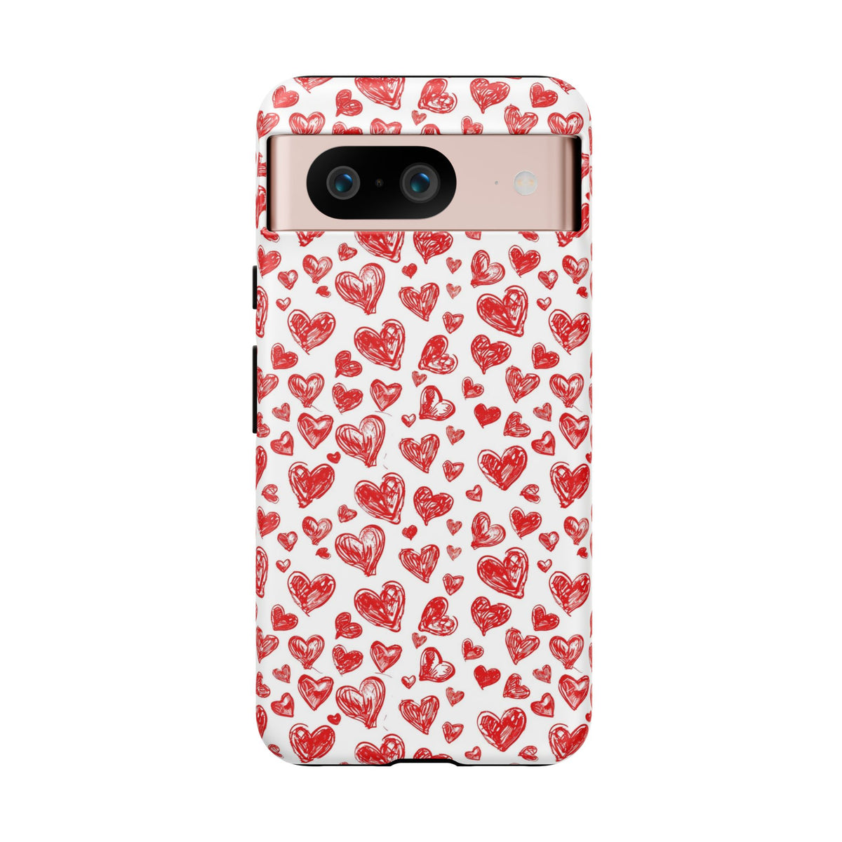 Heart Pattern Phone Case – Stylish & Loving Design for Your Device 814